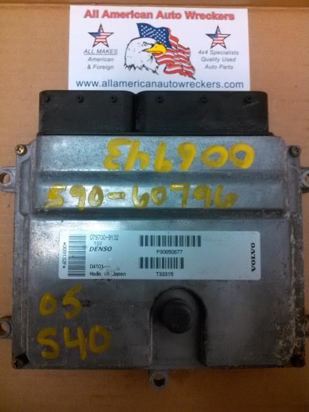 VOLVO 40 SERIES 2004 Electronic Control Module 5 cylinder (VIN MS, 4th and 5th digit), w/o turbo Engine Control Module