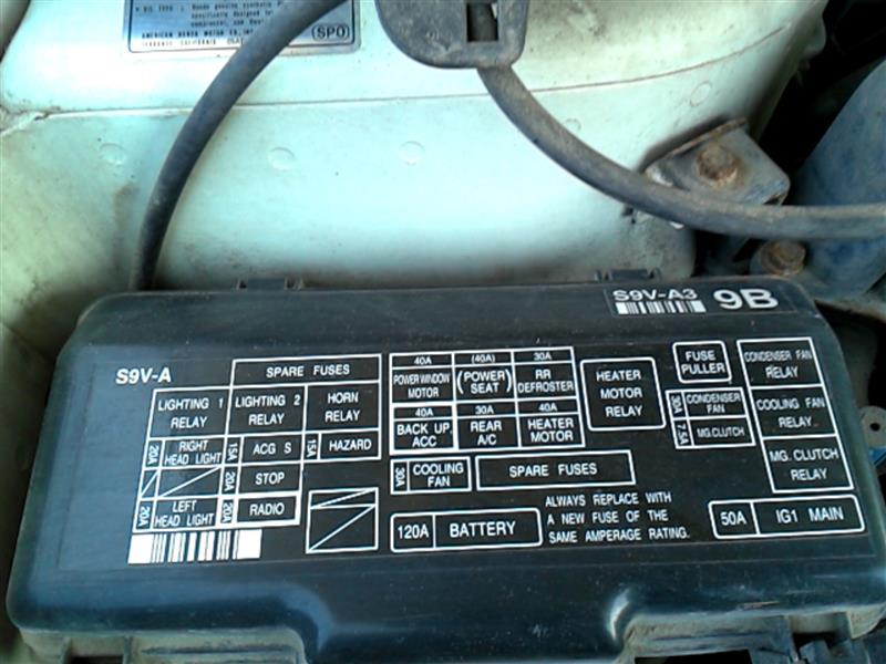 2005 HONDA PILOT  08 (engine Compartment) SE Fuse Box Engine