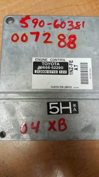 2004 TOYOTA SOLARA  04 Electronic Control Module; (by Glove Box) 6 Cylinder (AT) Engine Control Module