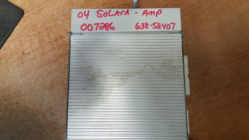 2004 TOYOTA SOLARA  04-06 Amplifier Cpe Radio Audio