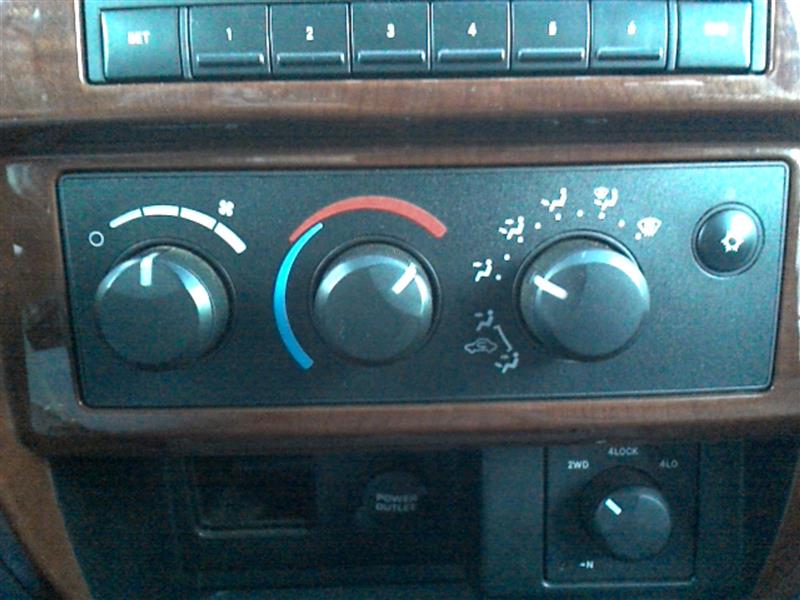 2005 DODGE DAKOTA  05 (AC) Non-heated Back Glass Temperature Control