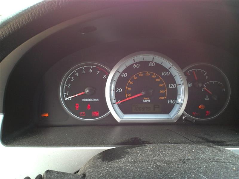 2007 SUZUKI FORENZA  07-08 (cluster) Sdn (MPH) AT Speedometer Head Cluster