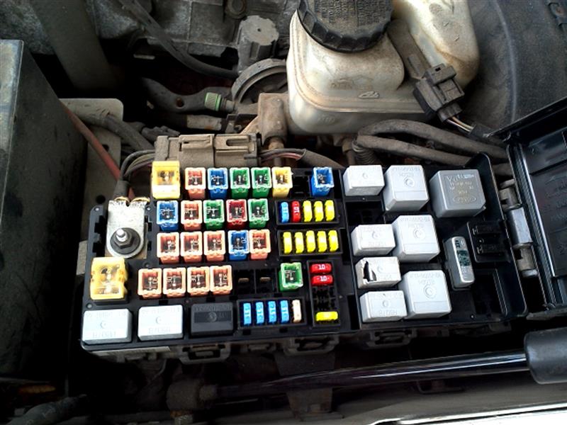 2005 LINCOLN AVIATOR  04-05 (4.6L) Fuse Box Engine