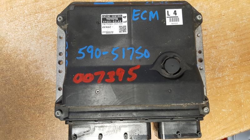 2009 TOYOTA MATRIX  09 Electronic Control Module; (LH Front Engine Compartment) 2.4L (2AZFE Engine) AT AWD Engine Control Module