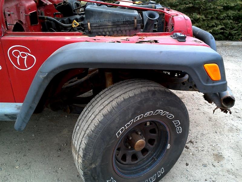 1999 JEEP WRANGLER Fender Flare Exteriror