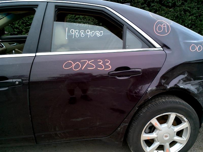 2009 CADILLAC CTS  14 Sdn VIN D (4th Digit V-Series) L. Door Assembly Rear Side