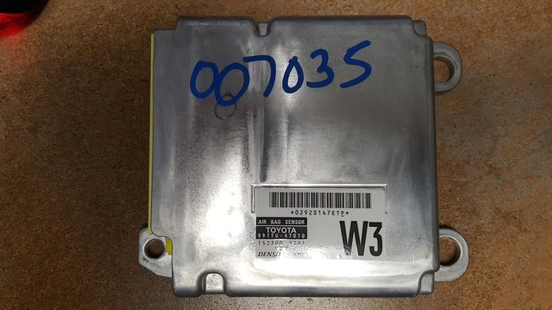 TOYOTA PRIUS 2006 Air Bag air bag, (center console), from 11/05, w/roof and side air bag Chassis Control Module