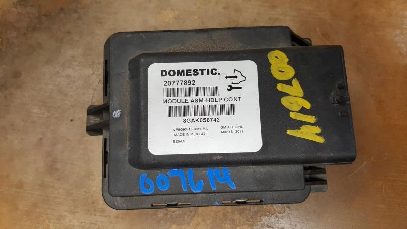 2011 CADILLAC CTS  14-15 Lamps; Cpe (RH Front Engine Compartment) (ID 20777892) Chassis Control Module