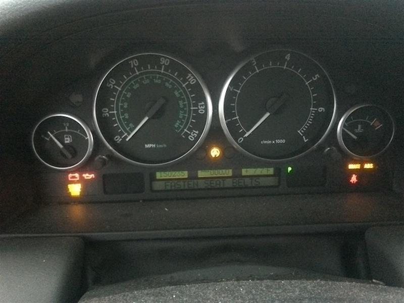 2004 LAND ROVER RANGE ROVER  04 (cluster) From VIN 4A174907 Speedometer Head Cluster