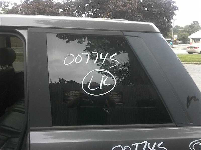 2004 LAND ROVER RANGE ROVER  06 (privacy Tint) Thru VIN 6A216806 L. Quarter Glass