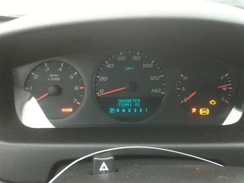 2009 CHEVROLET CHEVROLET PASS. Speedometer Head Cluster