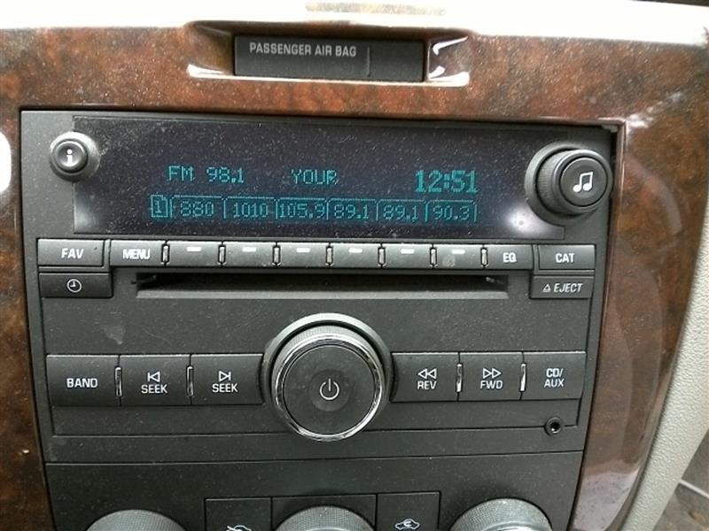 2008 CHEVROLET CHEVROLET PASS. Radio Audio