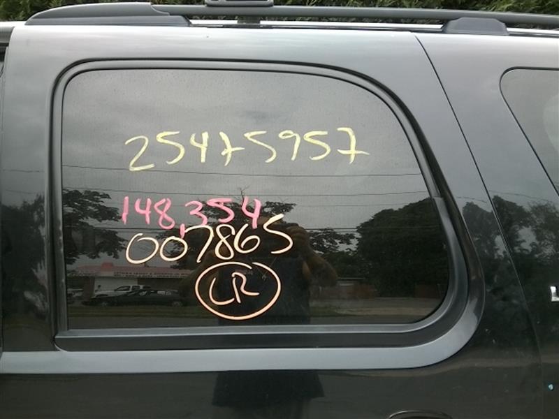 2008 CHEVROLET TAHOE  07-14 W/privacy Tint L. Door Glass Rear