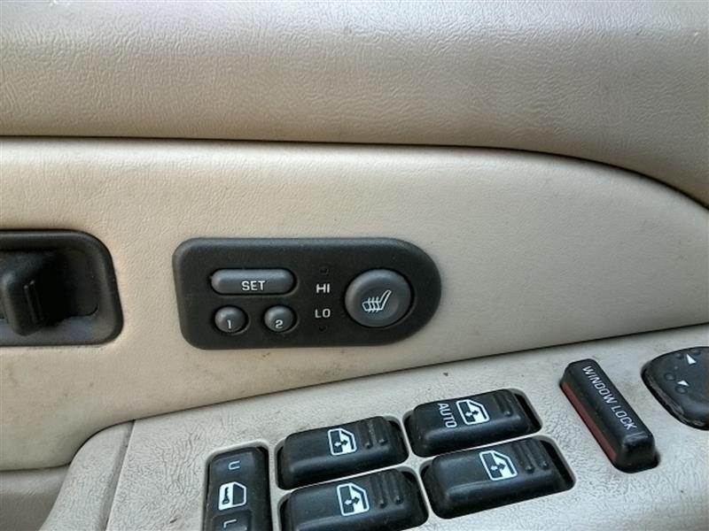 2001 CHEVROLET TAHOE  02 Driver's; Single Seat Set Button Front Door Switch