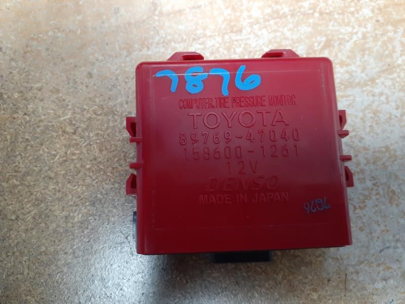 TOYOTA PRIUS 2012-2015 Suspension (TPMS), Prius V (VIN EU, 7th and 8th digit) Chassis Control Module