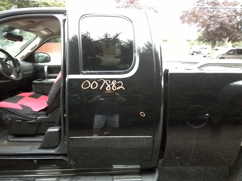 2008 CHEVROLET SILVERADO 1500 PICKUP  08-13 Extended Cab L. W/privacy Tint Glass Electric Door Assembly Rear Side