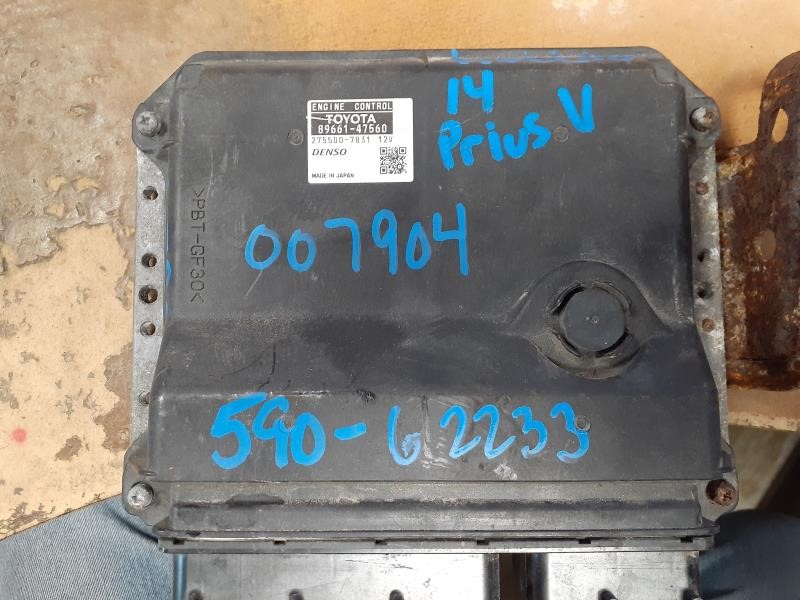 TOYOTA PRIUS 2014 Electronic Control Module (engine control, RH dash), Prius V (VIN EU, 7th and 8th digit) Engine Control Module