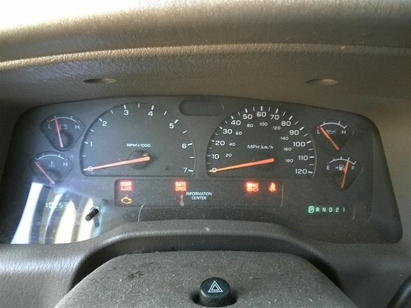 2003 DODGE DURANGO  03 (cluster) MPH 4 Gauges Speedometer Head Cluster