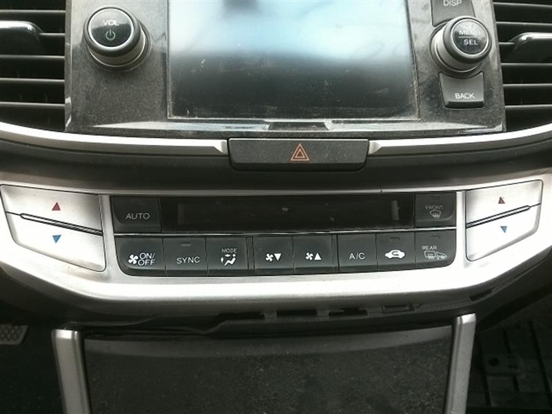 2014 HONDA ACCORD  14-15 Automatic Temperature Control W/heated Mirrors Touring Temperature Control