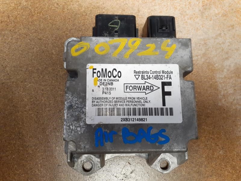 2011 FORD FORD F150 PICKUP  11 Air Bag; Super Cab Chassis Control Module