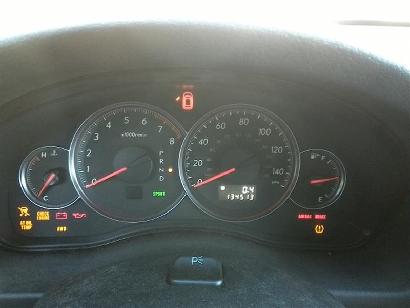 2008 SUBARU LEGACY  08 (cluster) US Market Outback 2.5L Limited AT W/vehicle Dynamic Control Speedometer Head Cluster