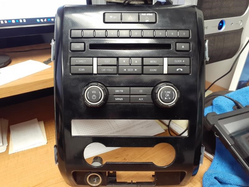 2011 FORD FORD F150 PICKUP  11 Control Panel W/o 8`` Touch Screen; (ID BL3T-18A802-HB Thru HD) Radio Audio