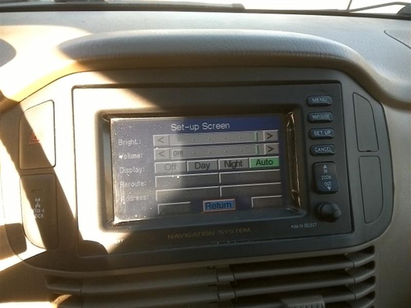 2004 HONDA PILOT  03-05 Display Screen Dash (navigation) Info GPS TV Screen