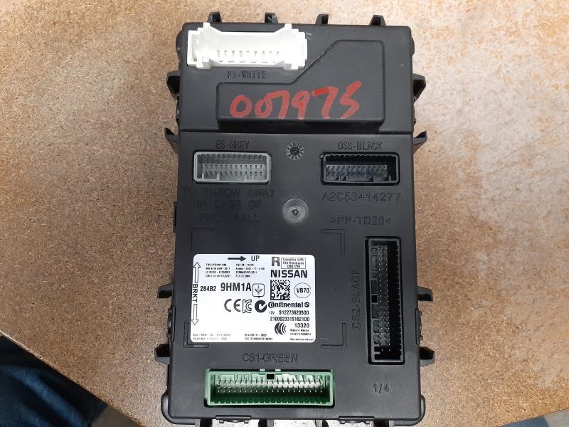 2014 NISSAN ALTIMA  14 Body Control (BCM); (body Control LH Dash) (Sdn) Chassis Control Module