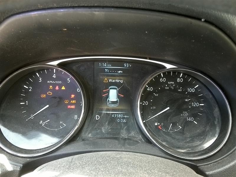 2015 NISSAN ROGUE  15 (cluster) VIN K (1st Digit Korea Built) (MPH US) Speedometer Head Cluster