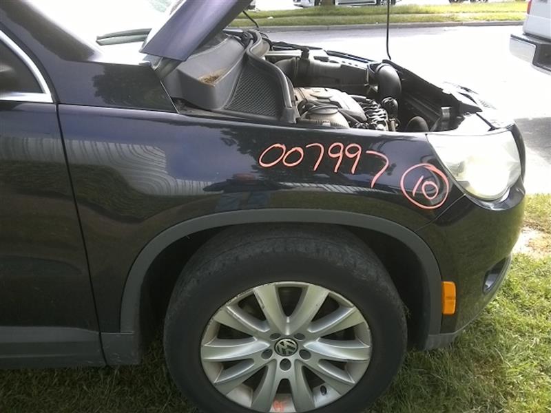 VOLKSWAGEN TIGUAN 2009-2017 flat fender moulding, R. Fender