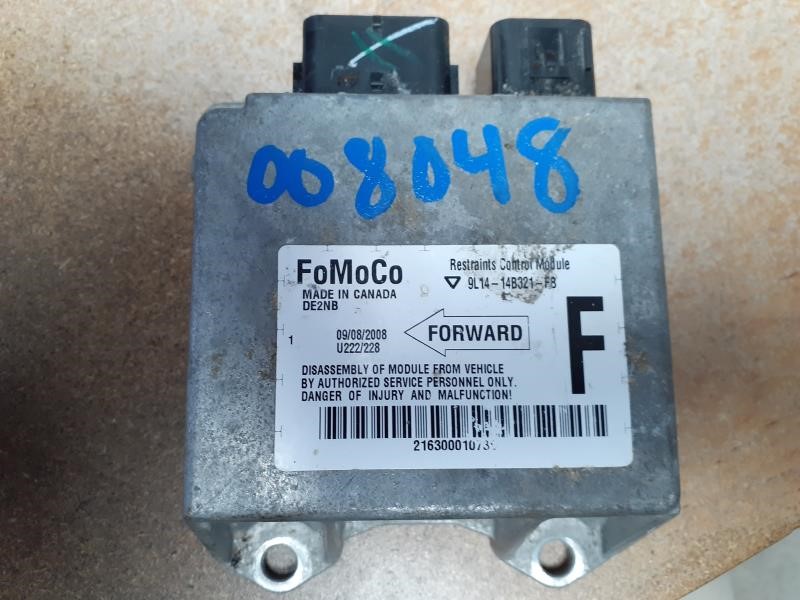 2009 FORD EXPEDITION  09-10 Air Bag; (under Center Console) (roof Air Bag) ID AL14-14B321-GB Chassis Control Module