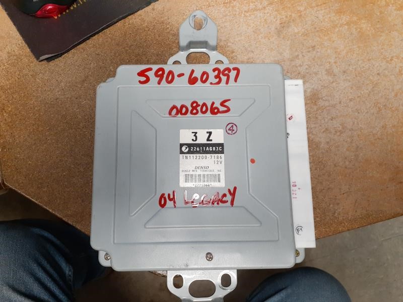SUBARU LEGACY 2004 Electronic Control Module (RH firewall under carpet), 2.5L, California emissions, GT, AT (Sport Shift) Engine Control Module