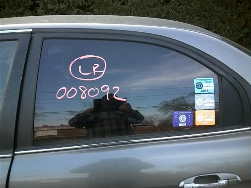 2004 HYUNDAI SONATA  99-05 Green Tint L. Door Glass Rear
