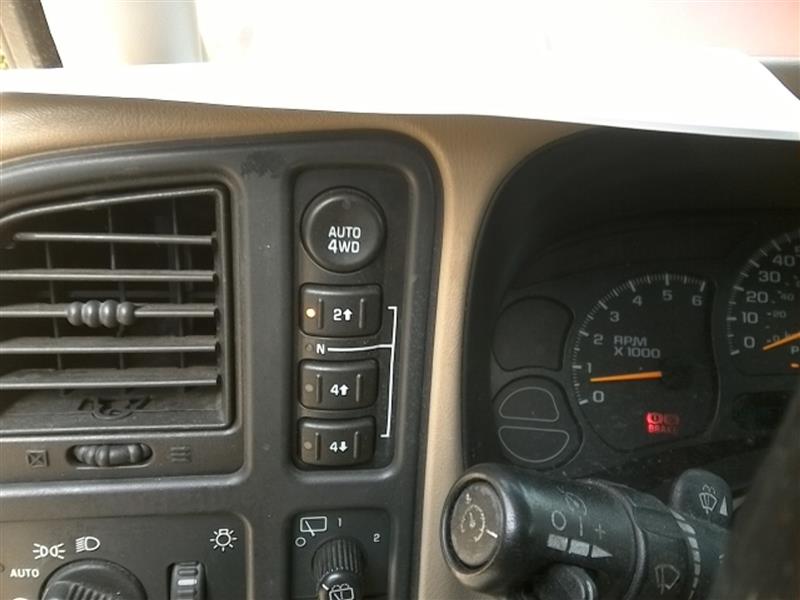 2003 GMC YUKON Dash Interior Seat Switch