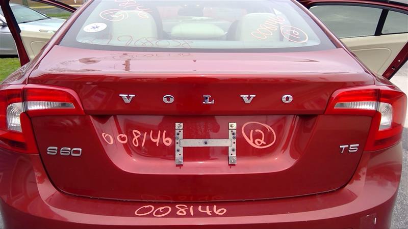 2012 VOLVO 60 SERIES Decklid Tailgate
