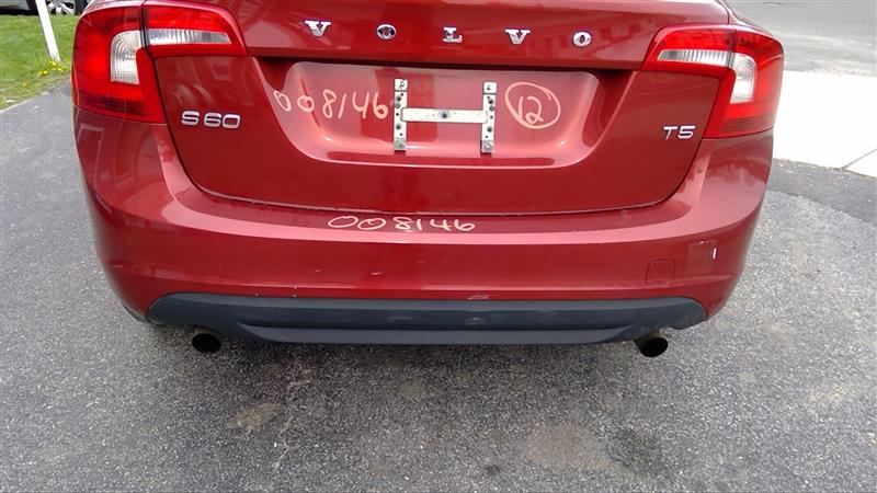 2012 VOLVO 60 SERIES Bumper Assembly Rear