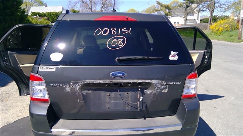 2008 FORD TAURUS X  08-09 (privacy Tint Glass) Manual Lift Decklid Tailgate