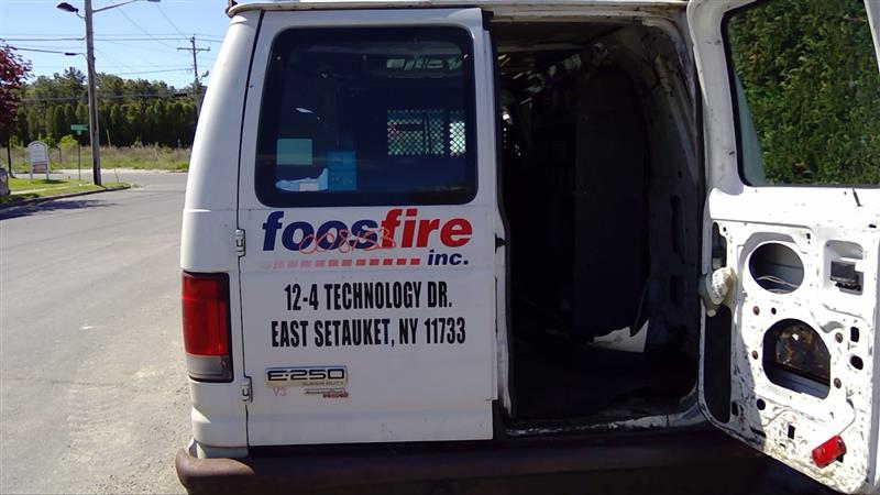 2013 FORD FORD E250 VAN  09-14 W/window L. Door Assembly Rear Back