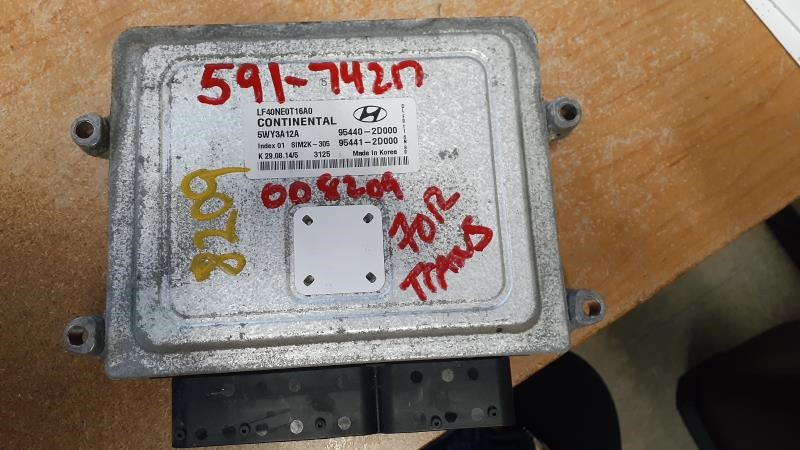 2015 HYUNDAI SONATA  17 Transmission; Transmission Control (RH Hood 1.6L US Market) Chassis Control Module