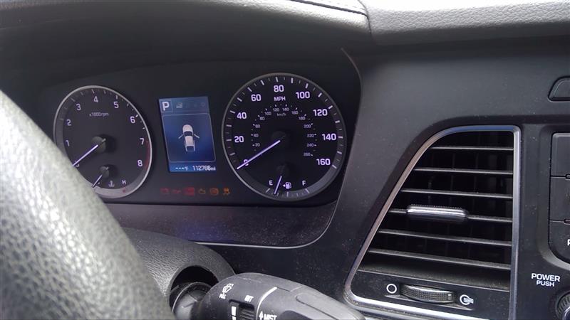 2015 HYUNDAI SONATA  17 (cluster) US Market (MPH) 1.6L (turbo) W/4.2`` Display Screen Speedometer Head Cluster