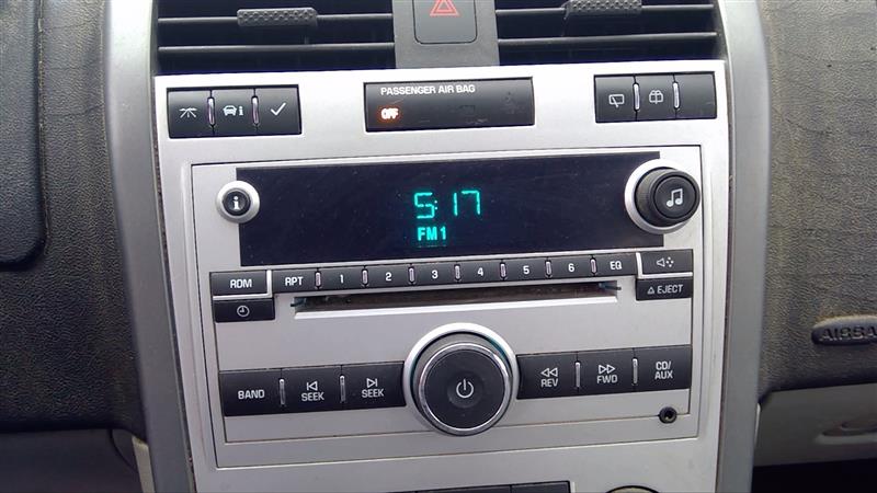 2008 CHEVROLET EQUINOX  08 AM-mono-FM-CD Player (opt U1C) Radio Audio