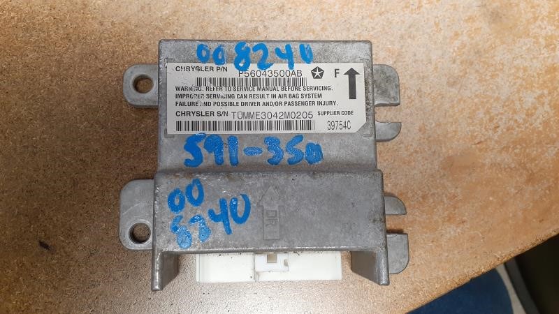 2003 DODGE DODGE 1500 PICKUP  03 Air Bag; Front (steering Wheel And Dash) (center Dash) Chassis Control Module