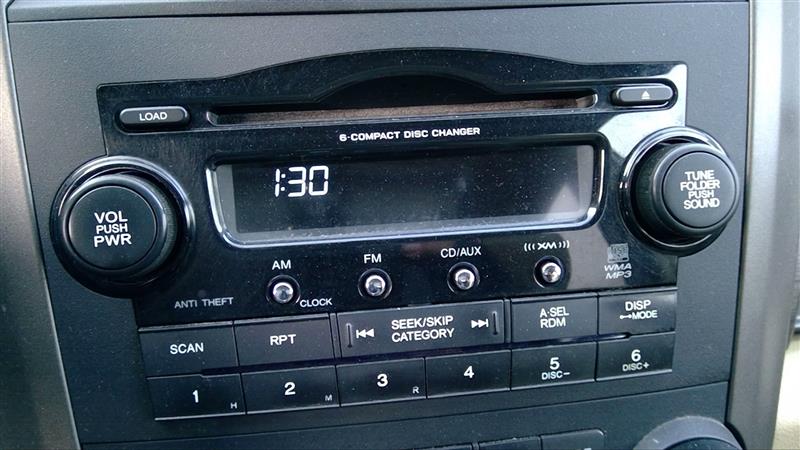 2008 HONDA CR-V  08-09 AM-FM-6CD W/satellite Radio Radio Audio
