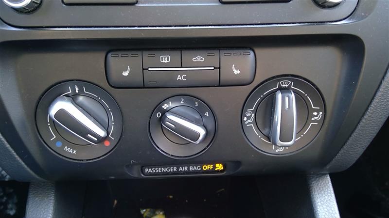 2011 VOLKSWAGEN JETTA  GLI 12-14 Manual (single Zone) W/heated Front Seats Temperature Control
