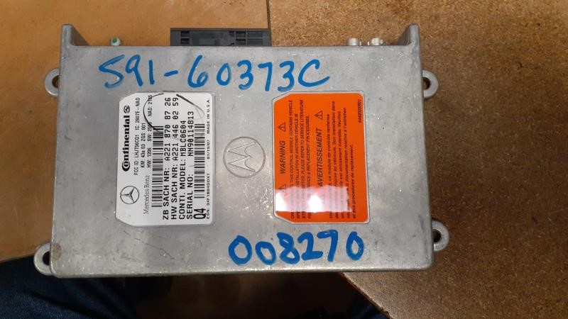2007 MERCEDES-BENZ MERCEDES GL-CLASS  08 164 Type Communication; GL550 ID 2218708726 Chassis Control Module