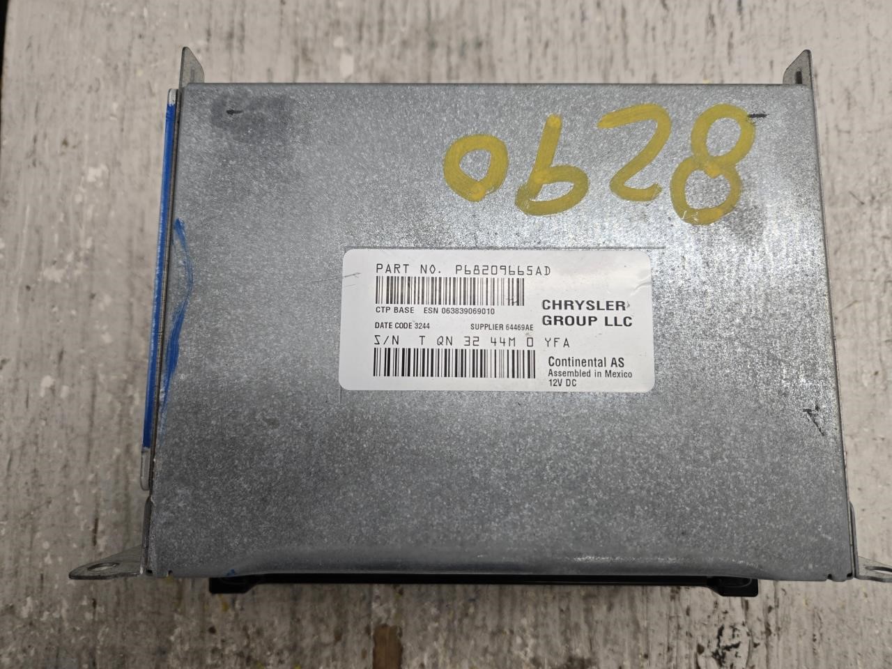 2015 DODGE JOURNEY  18-20 Receiver 4.3`` Screen (opt REB) Radio Audio