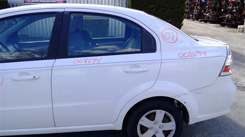 2007 CHEVROLET AVEO  07-11 Ntbk Manual L. Door Assembly Rear Side
