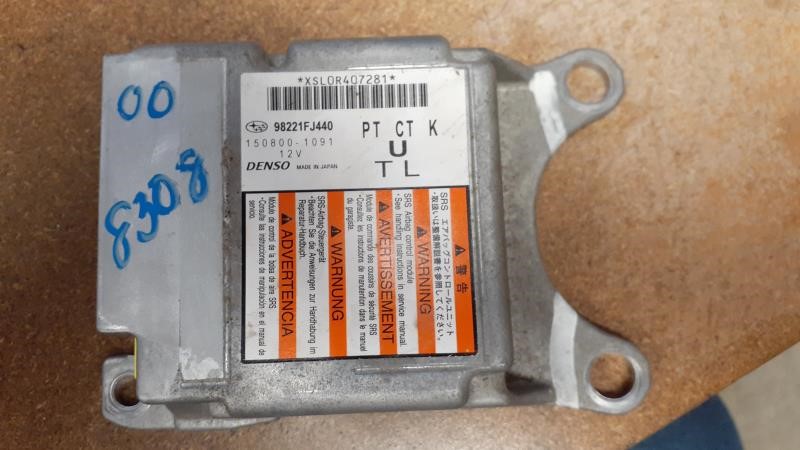 SUBARU IMPREZA 2014 Air Bag (under console), 2.0L Chassis Control Module