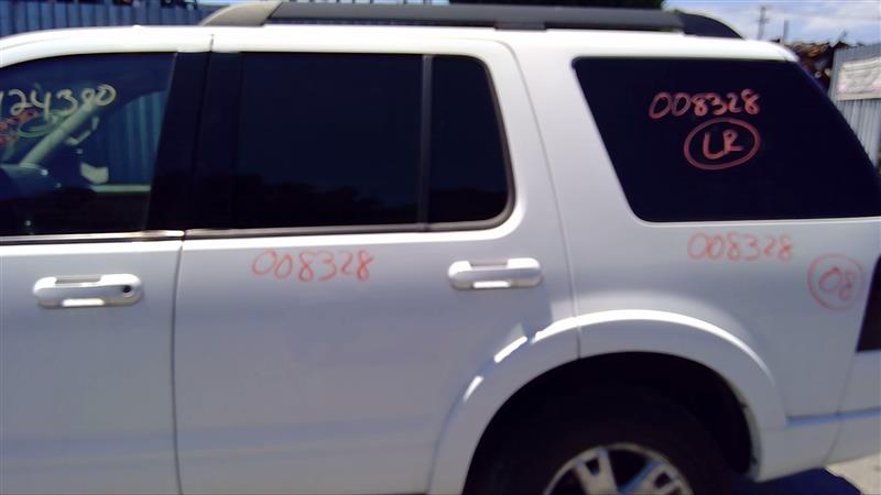2008 FORD EXPLORER  07-10 Exc. Sport Trac; (electric Privacy Tint Glass) L. W/o Wheel Lip Moulding; W/o Door Moulding Door Assembly Rear Side