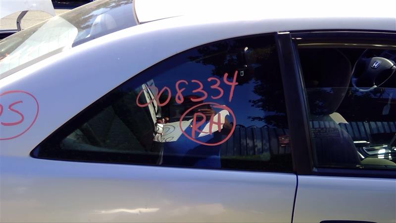 2005 HONDA CIVIC  02-05 Cpe R. Quarter Glass